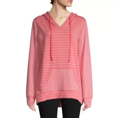 St. John's Bay Active Womens Long Sleeve French Terry Hoodie JCPenney