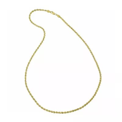 14K Gold Glitter Rope 2024" 3mm Chain JCPenney