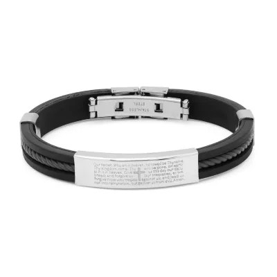 Steeltime Stainless Steel 8 1/2 Inch Solid Id Bracelet JCPenney