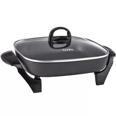 Cooks 12" x 12" Nonstick Covered Electric Skillet 22126 JCPenney