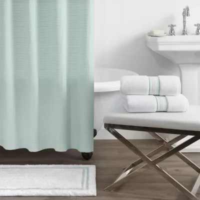 Fieldcrest Luxury Striped Matelasse Shower Curtain JCPenney