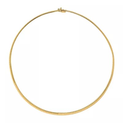 14K Gold 16 Inch Solid Omega Chain Necklace JCPenney
