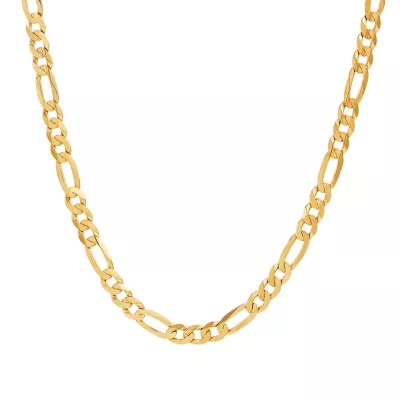 Men's 10K Gold 22" 6.5mm Figaro Necklace JCPenney