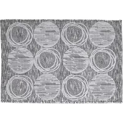Avanti Galaxy Silver Bath Rug, Color Silver