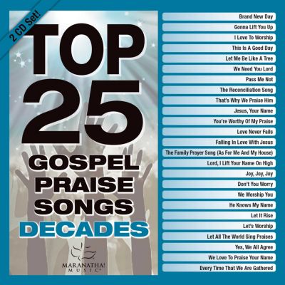 New 2024 Gospel Record Christmas Songs Top 25 Gospel Praise & Worship Songs Decades CD Lifeway