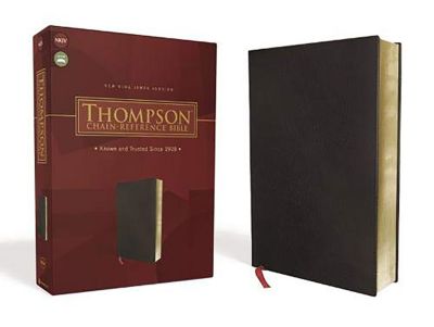 NKJV, Thompson ChainReference Bible, Bonded Leather, Black, Red Letter