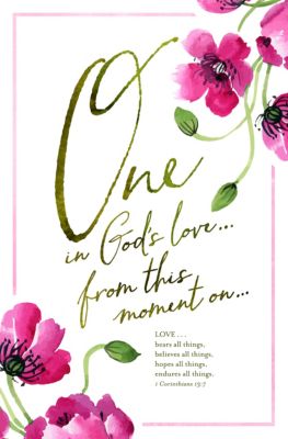 Our Wedding Bulletin (Pkg 100) Wedding Lifeway