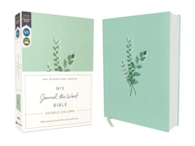 NIV, Journal the Word Bible, Double-Column, Cloth over Board, Teal, Red Letter, Comfort Print: Reflect, Take Notes, or Cre