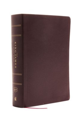 KJV, The King James Study Bible, Bonded Leather, Burgundy, Red Letter