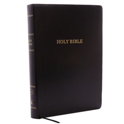 KJV, Reference Bible, Giant Print, LeatherLook, Black, Red Letter