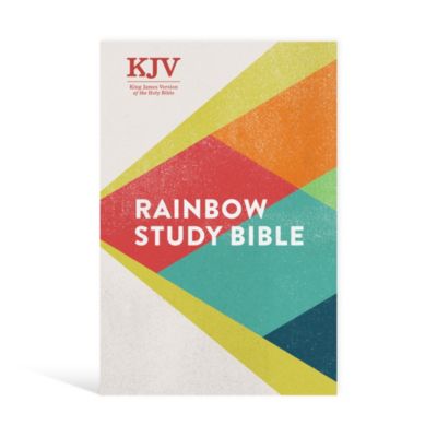 KJV Rainbow Study Bible, Hardcover Lifeway
