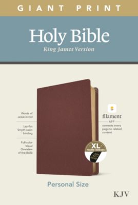 KJV Personal Size Giant Print Bible, Filament Enabled Edition (Genuine