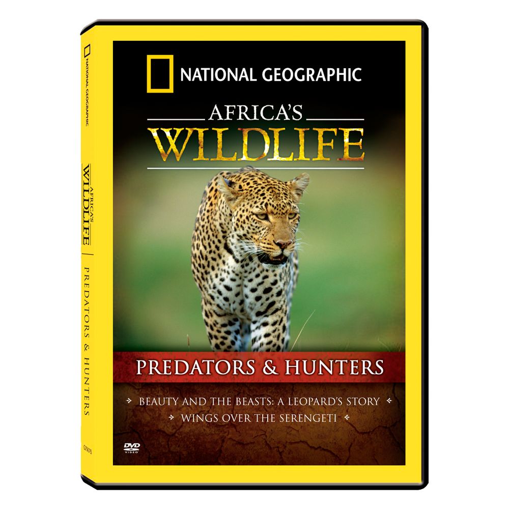 Africa's Wildlife Collection Predators and Hunters DVD National Geographic Store