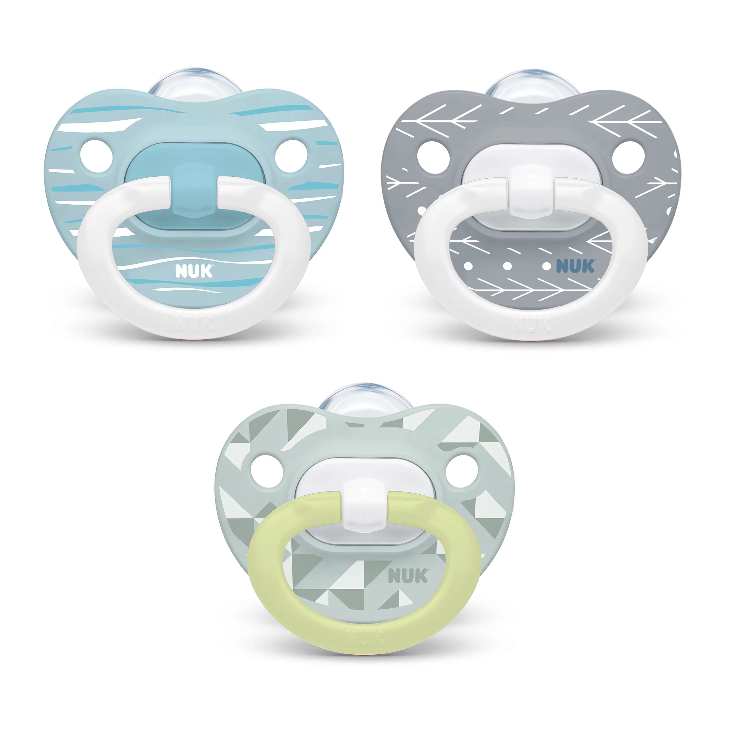 NUK® GlowintheDark Classic Orthodontic Pacifiers, 1836 months NUK