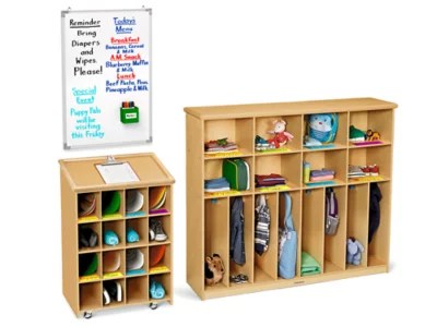 Cubbies & Communication Area 1224 Months at Lakeshore Learning