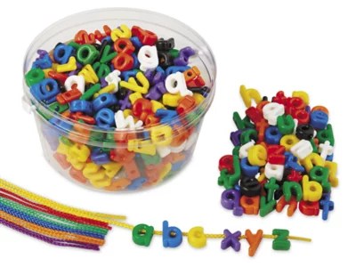 LaceAWord Beads Lowercase at Lakeshore Learning