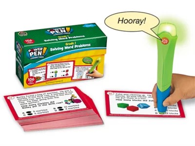 Power Pen!® Word Problem Quiz Cards Gr. 1 at Lakeshore Learning