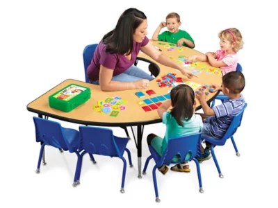 U Shaped Table Preschool