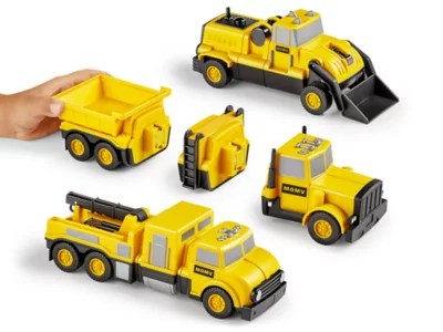Mix & Match Construction Vehicles at Lakeshore Learning