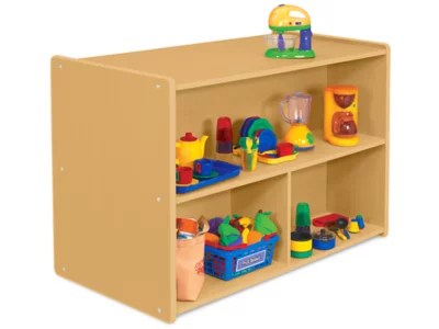 HeavyDuty Preschool DoubleSided Storage Unit at Lakeshore Learning
