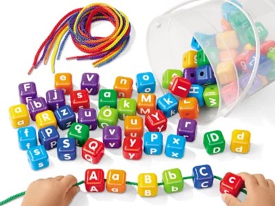 Giant Alphabet Beads at Lakeshore Learning