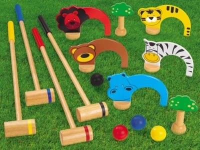 Indoor/Outdoor Kids’ Croquet at Lakeshore Learning