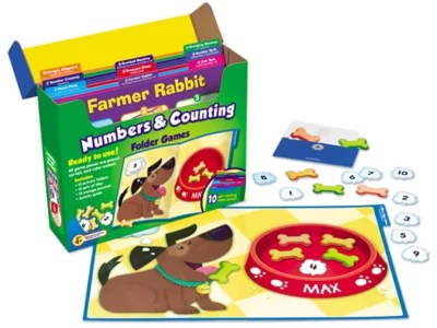 Numbers & Counting Folder Game Library Pre KK at Lakeshore Learning