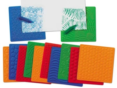 Textured Rubbing Plates at Lakeshore Learning
