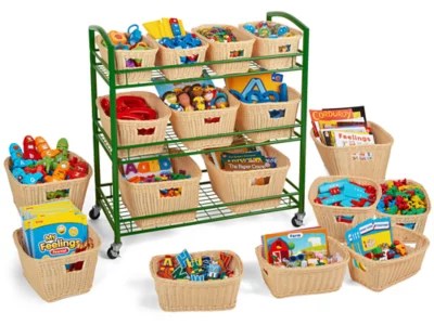 Language & Literacy EasyClean Learning Cart at Lakeshore Learning