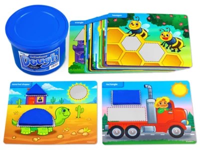 Learn Shapes! Dough Mats at Lakeshore Learning