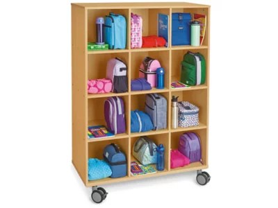 FlexSpace Mobile 12Cubby Storage Unit at Lakeshore Learning