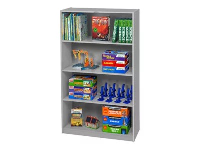 FlexSpace 4Shelf AllPurpose Storage Unit Modern Gray at Lakeshore Learning