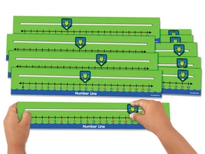 Number Line Slider Boards (020) Set of 10 at Lakeshore Learning