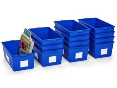 Book Bins Set of 12 at Lakeshore Learning