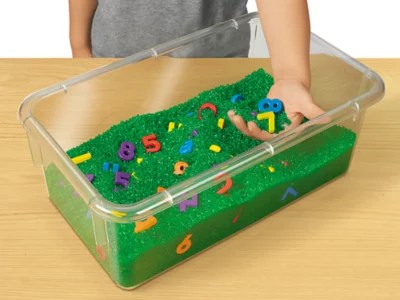 Numbers Feel & Find Sensory Tub at Lakeshore Learning