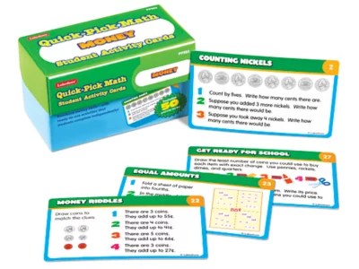 QuickPick Money Activity Cards at Lakeshore Learning