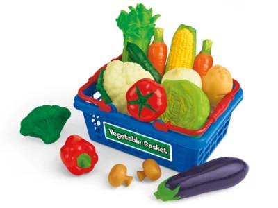 Let’s Go Shopping Vegetable Basket at Lakeshore Learning