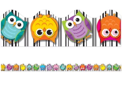 Cute Owl Border Clipart Resenhas de Livros