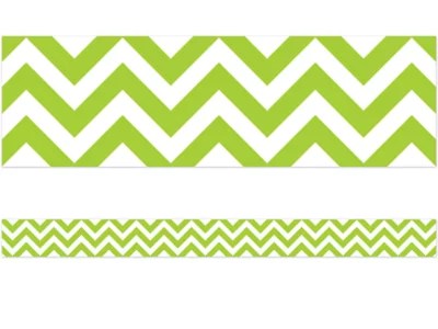 Lime Green Chevron Border at Lakeshore Learning