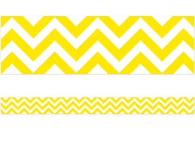 Yellow Chevron Border at Lakeshore Learning