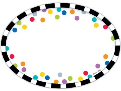 Bold & Bright Name Tags at Lakeshore Learning