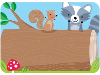 Woodland Friends Name Tags at Lakeshore Learning