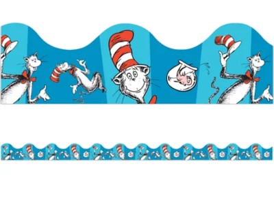 Dr. Seuss™ Cat in the Hat™ Scalloped Border at Lakeshore Learning