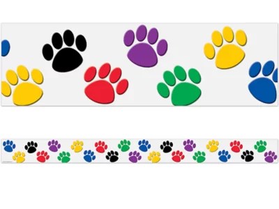 Paw Print Border at Lakeshore Learning