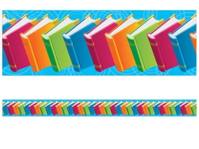 Colorful Book Border at Lakeshore Learning