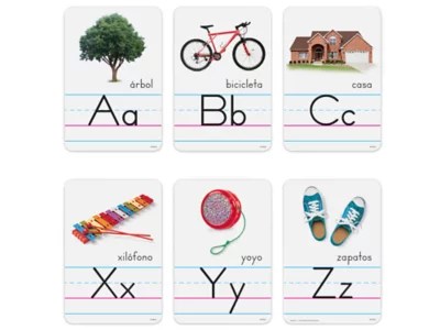 Spanish Alphabet Card Bulletin Board Set at Lakeshore Learning