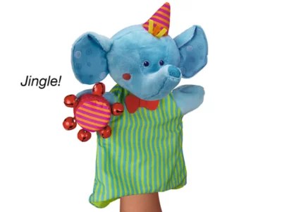 Elephant with Tambourine Puppet at Lakeshore Learning