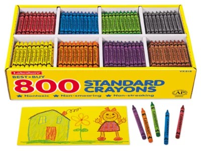 BestBuy Standard Crayons 8Color Box at Lakeshore Learning