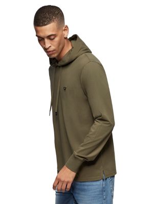 HOODED LONG SLEEVE SHIRT