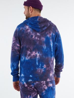 TIE DYE ZIP HOODIE